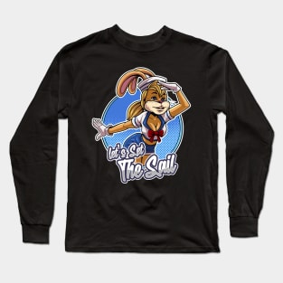 Sailor Bunny Artwork Long Sleeve T-Shirt